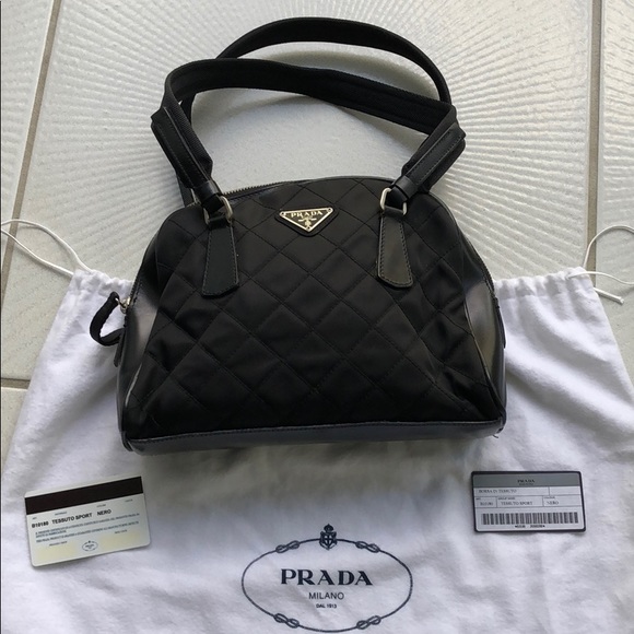 Prada Handbags - Vintage Prada rare quilted handbag